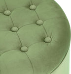 HomePop by Kinfine Fabric Upholstered Round Storage Ottoman - Image 8