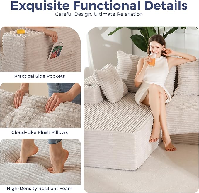 MAXYOYO Modular Sectional Couch - Image 5