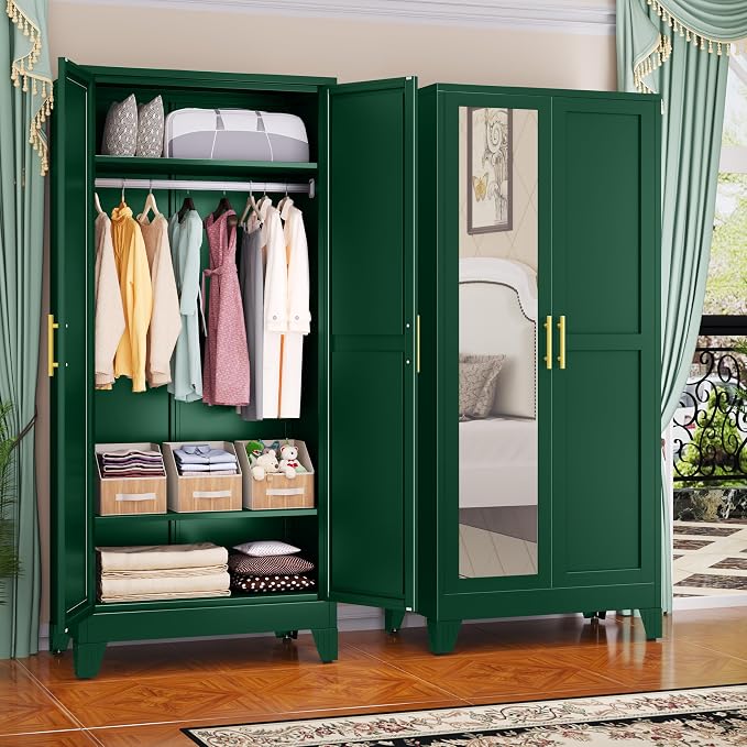 GAIOUS Metal Wardrobe Cabinet by GAIOUS