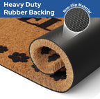 Barnyard Designs Natural Coco Coir Non-Slip Doormat | Heavy-Duty Welcome Mat - Image 5