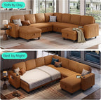 LINSY HOME Sectional Sleeper Sofa - Image 3