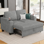 Belffin Chenille Sectional Sleeper Sofa - Image 7