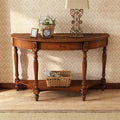 Solid Wood Semi-Circle Console Table by JESONVID