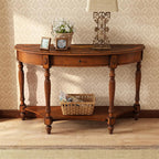 Solid Wood Semi-Circle Console Table by JESONVID