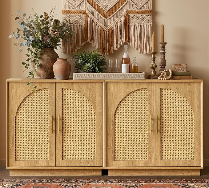 FORTUNETEC Sideboard Buffet Cabinet by FORTUNETEC