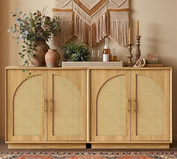 FORTUNETEC Sideboard Buffet Cabinet - Image 8