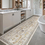Madane Hallway Runner Rug 2'6''x10' Kitchen Runners Vintage, Low-Pile - Image 4