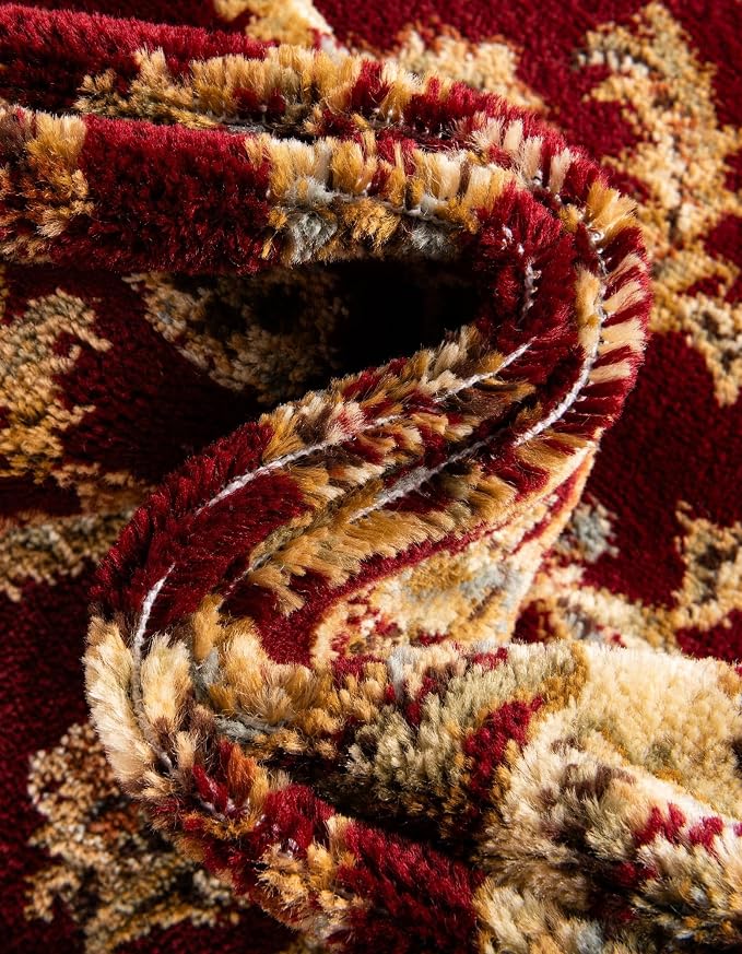 Rugs.com Aditi Collection Rug – 10x14 Red Medium-Pile Rug Perfect - Image 10