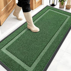 OLANLY Front Door Mat Outside 59x23, All-Season Heavy-Duty Rubber Doormat | by OLANLY