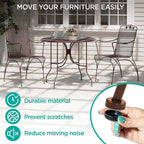 Wrought Iron Patio Furniture Feet Caps - Image 2