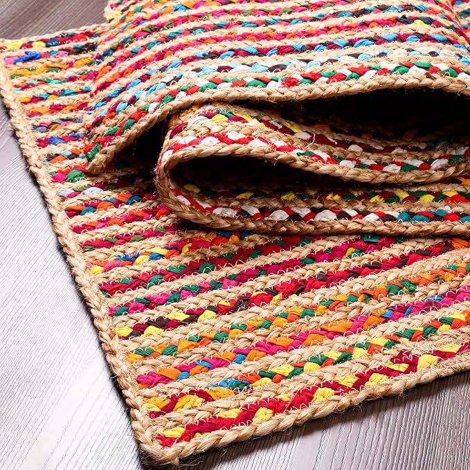Hausattire Boho Braided Runner Rug - Image 5