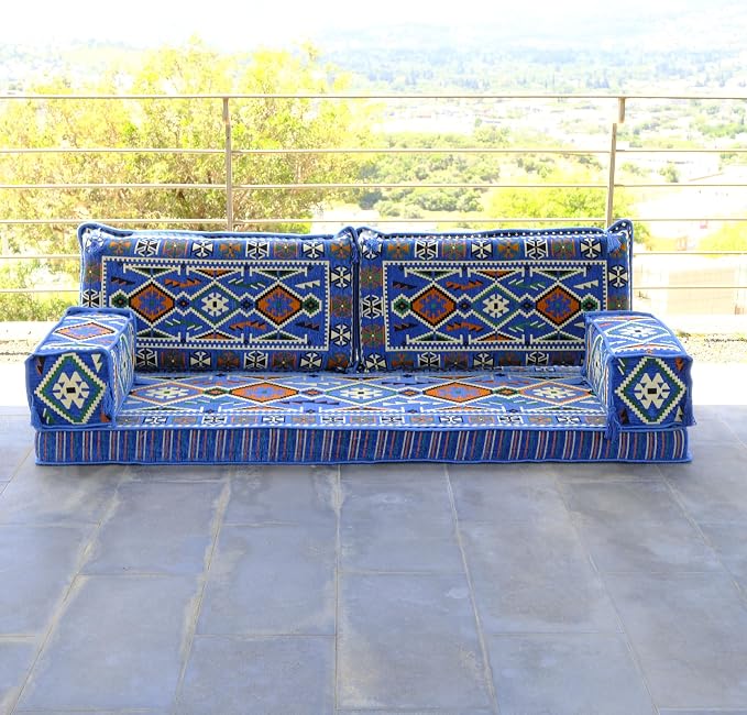 mysticalanatolia Arabic Majlis Sofa – 75x27x4 inch Floor Seating Convertible - Image 6