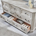 T4TREAM Farmhouse 7 Drawers Dresser - Image 4