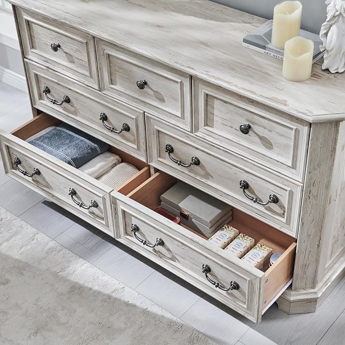 T4TREAM Farmhouse 7 Drawers Dresser - Image 4
