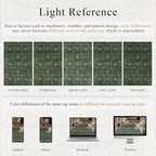Schweek 9x12 Area Rug Green Washable Non-Slip Vintage Rugs - Image 6