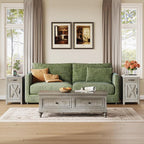 IRONCK End Table with Charging Station, Narrow Side Table - Image 9