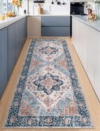SERISSA 2x6 Washable Non Slip Boho Runner Rug by SERISSAHomeDecorCollection
