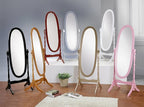 Roundhill Furniture Queen Anna Style Floor Cheval Mirror - Image 4