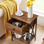 VECELO Nightstands Set of 2, Modern Bedside End Tables, Night Stands - Image 8