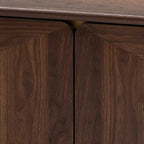 Baxton Studio Graceland Mid-Century Modern Transitional Walnut Brown Finished - Image 8