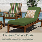 Honeycomb Outdoor Chaise Lounge Cushion - Image 4