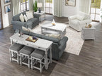 Wallace & Bay Mariano Oyster Shell 64" Wide Sofa Table - Image 7