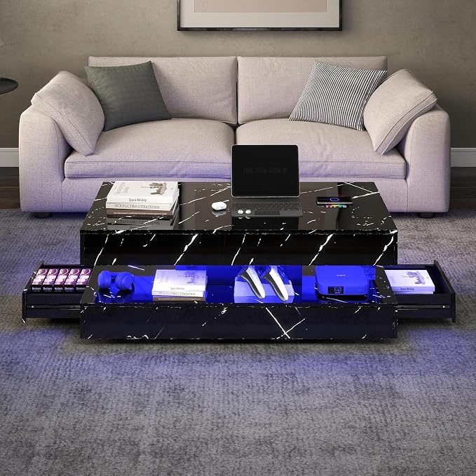 47.2" LED Smart Coffee Table - Image 7