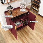 ARTPOWER Coffee Bar Cabinet - Image 4