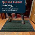 ubdyo Extra Durable Door Mat Outside Entrance | Dirt Trapping, Non-Slip Backing - Image 5