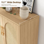 Set of 2 Rattan Buffet Cabinet - Image 2