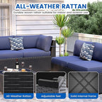 Patio Furniture Sets, 7-Piece Outdoor Patio Furniture - Image 4