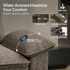 HERA'S HOUSE 158" Modular Sectional Sofa, Oversized L Shaped Couches - Image 3