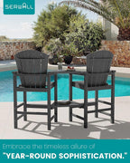 SERWALL Tall Adirondack Chairs Set of 2 - Image 6