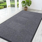 OLANLY Front Door Mat 59x30, Waterproof Heavy-Duty Indoor Outdoor Doormat | Grey by OLANLY