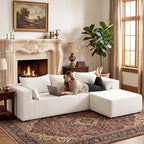 106" Cloud Sectional Boneless Couches - Image 6