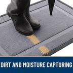 OLANLY Front Door Mat Outside 71x47, All-Season Heavy-Duty Rubber Doormat | - Image 4