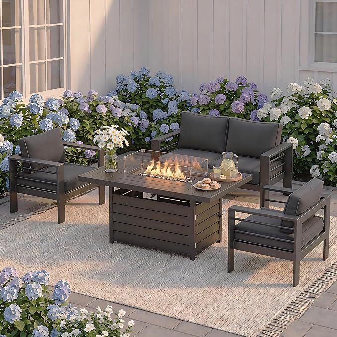 Solaste Aluminum Patio Furniture Set by Solaste