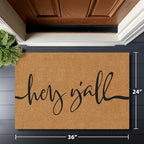 Barnyard Designs Natural Coco Coir Non-Slip Doormat | Heavy-Duty Welcome Mat - Image 3