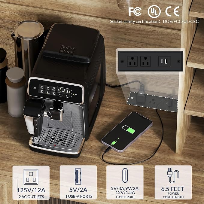 BELLEZE Coffee Wine Bar Cabinet - Image 3