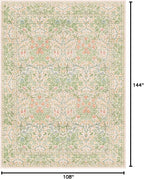 Washable Light Green Rug for Bedroom - Image 2