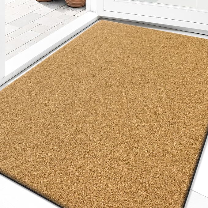OLANLY Front Door Mat, Low Profile Doormat, Stain and Fade Resistant, by OLANLY