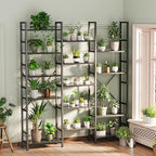 SUPERJARE Triple Bookshelf, Bookcase - Image 2