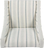Homepop Home Decor Upholstered Classic Swoop Arm Accent Chair Accent Chairs - Image 7