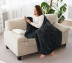 Utopia Bedding Ultra Soft Fleece Bed Blanket Full Size Black | Microfiber Plush - Image 6