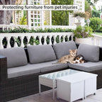 8PCS Patio Cushion Covers.Patio Furniture Couch SeatSlipcovers | Washable - Image 6