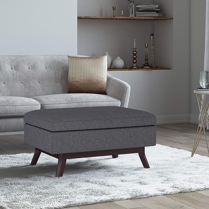 SIMPLIHOME Owen Coffee Table Storage Ottoman - Image 2