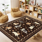 DUKINO 4x6 Area Rug, Washable Dog Rug - Image 3