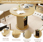 Wildhome Round Dining Table for 2-4, 31 Inch Dining Room Kitchen Table - Image 3