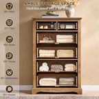 T4TREAM 48" Tall 6 Drawers Dresser Chests - Image 3