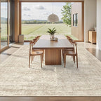 Soalmost 10x12 Area Rugs for Living Room Washable Rug Non-Slip Beige | Large - Image 8